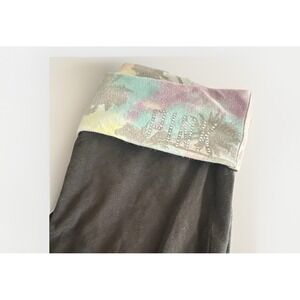 Victoria's Secret Y2K Fold Over Wide Leg Leggings Womens S‎ Spellout 2000s